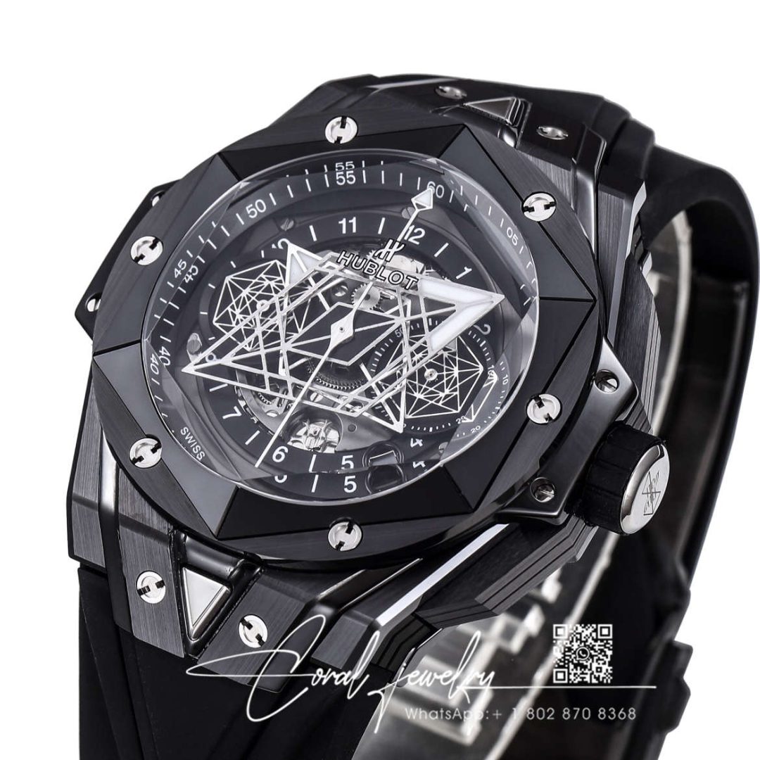 Replica Hublot Big Bang Sang Bleu Ii 418.cx.1114.rx.mxm20 Bb Factory Black Case (13)