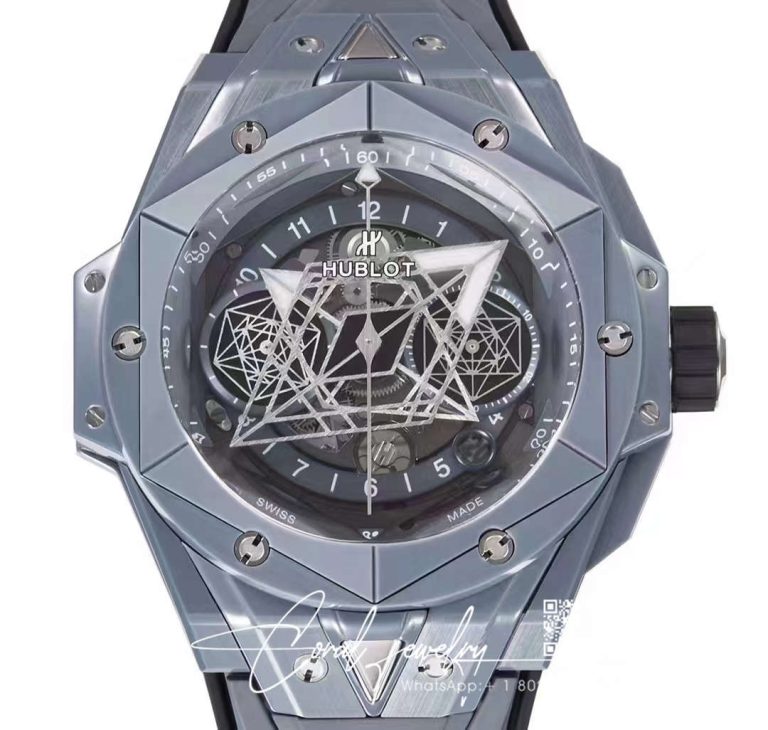 Replica Hublot Big Bang Sang Bleu Ii 418.cx.1114.rx.mxm20 Bb Factory Black Case (2)