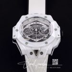 Replica Hublot Big Bang Sang Bleu Ii 418.hx.2001.rx.mxm21 Bb Factory White Ceramic Strap (3)