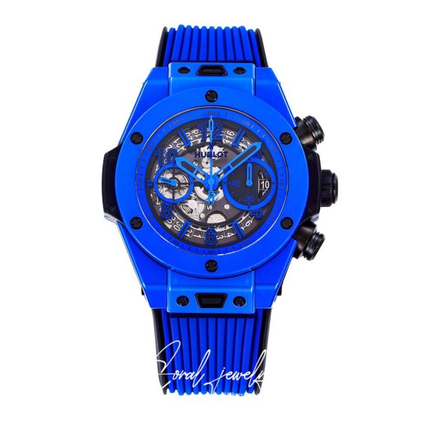 Replica Hublot Big Bang Unico 411.es.5119.rx Zf Factory Blue Ceramic Case (1)