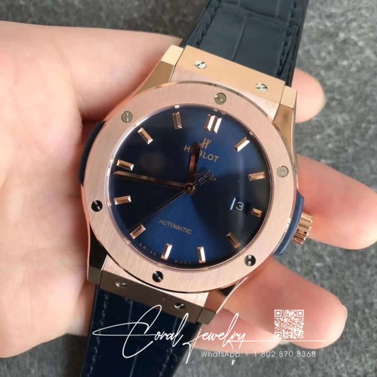 Replica Hublot Classic Fusion 511.ox.7180.lr Wwf Factory Blue Strap (2)