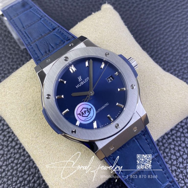 Replica Hublot Classic Fusion 542.nx.7170.lr 42mm Aps Factory Blue Strap (2)