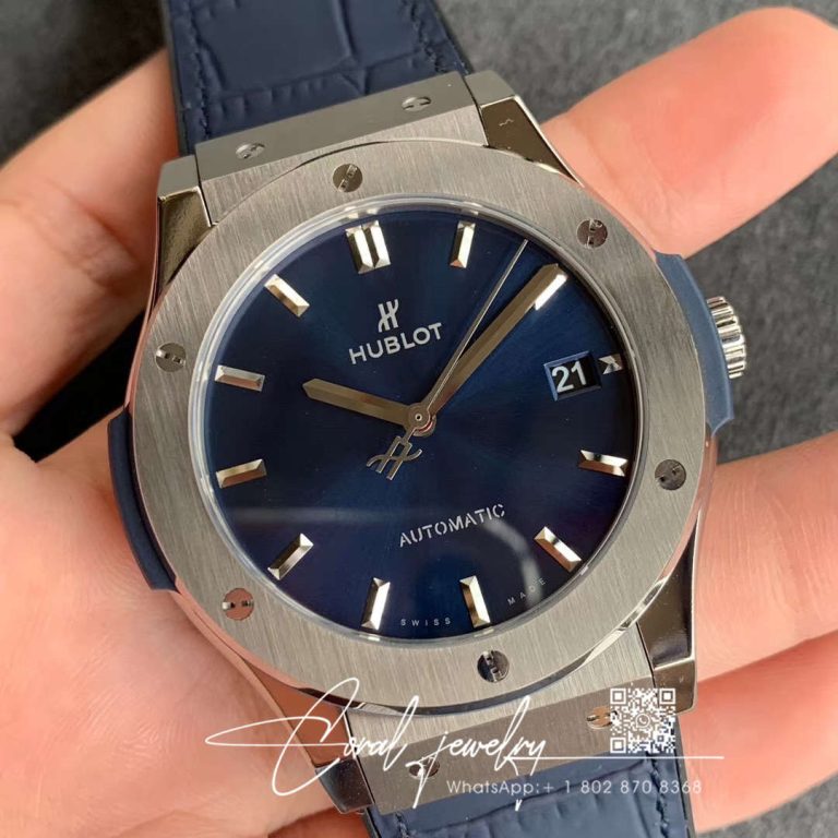 Replica Hublot Classic Fusion 542.nx.7170.lr 42mm Wwf Factory Blue Strap (2)