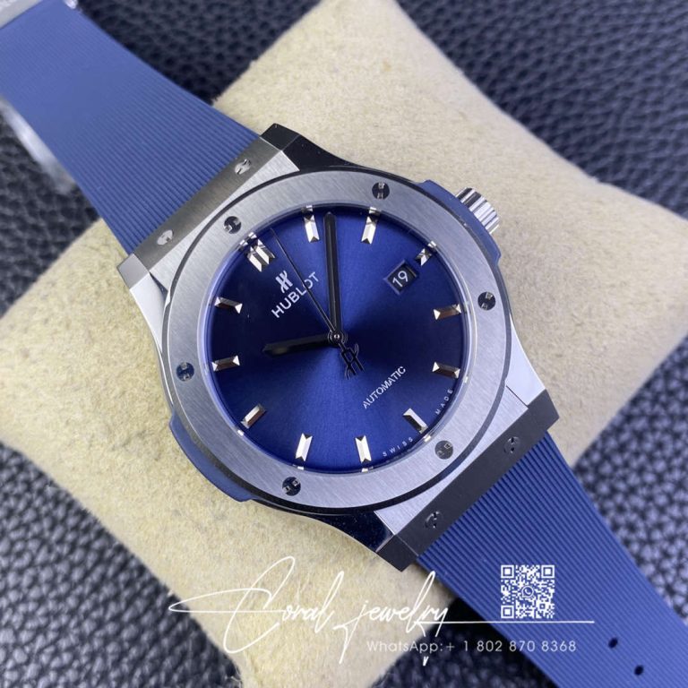 Replica Hublot Classic Fusion 542.nx.7170.rx 42mm Aps Factory Blue Strap (2)