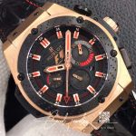 Replica Hublot King Power Ferrari F1 V6 Factory Black Strap (4)