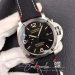 Replica Panerai Luminor Marina 1950 Pam727 Americas Cup 2017 Zf Factory Black Leather Strap Black Dial (2)