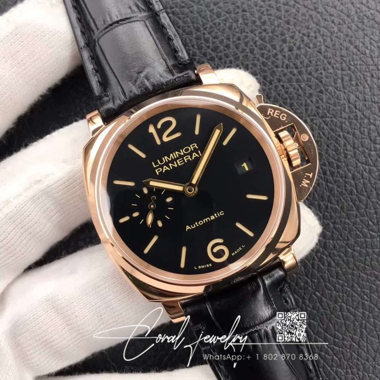 Replica Panerai Luminor Due 38mm Pam01029 Vs Factory Rose Gold (2)