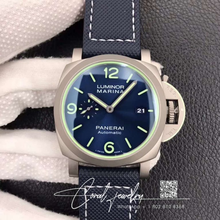 Replica Panerai Luminor Pam01117 Vs Factory Blue Strap (1)