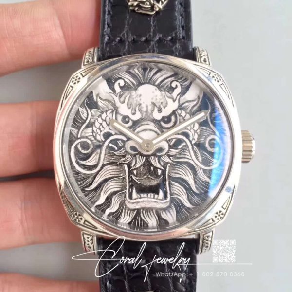 Replica Panerai Radiomir Firenze Hand Drawn Dragon Pattern Dial (1)