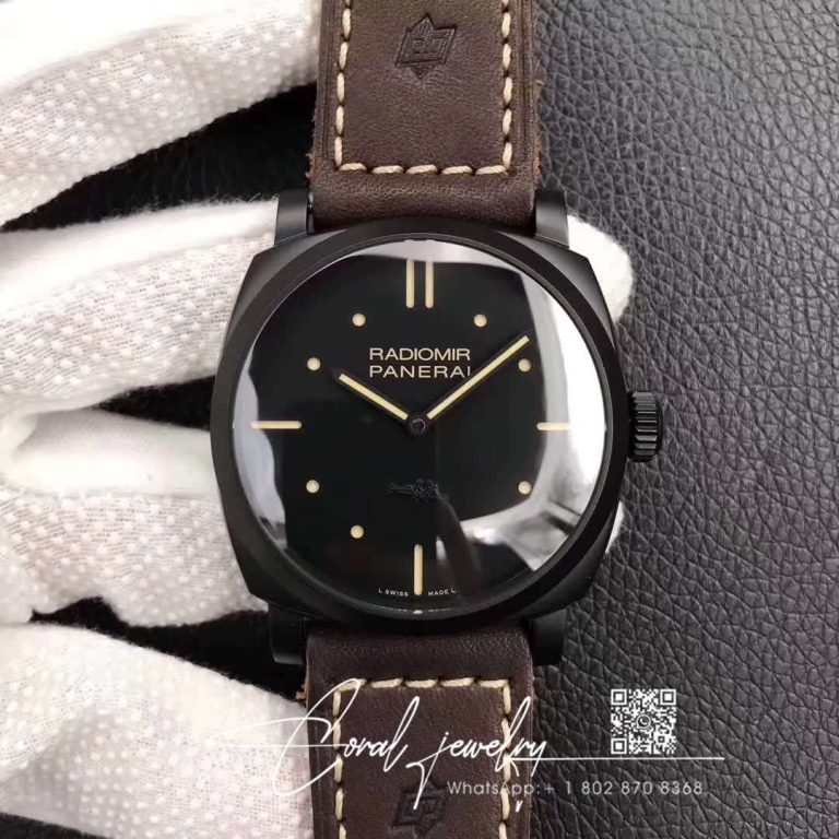 Replica Panerai Radiomir Pam425 Zf Factory Black Dial (1)