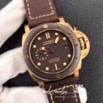 Replica Panerai Submersible Pam00968 King Of Bronze Vs Factory Brown Dial (2)