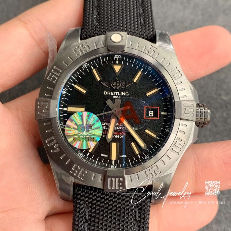 Replica Breitling Avenger Blackbird 44 V1731110bd74109wm20basa.1 Gf Factory Black Dial (1)