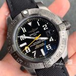 Replica Breitling Avenger Seawolf Blacksteel Code Yellow M17330b2 Gf Factory Black Dial (2)