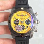 Replica Breitling Chronomat 44 Blacksteel Mb0111c3i531262sm20dsa.2 Gf Factory Yellow Dial (1)