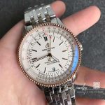 Replica Breitling Navitimer 1 U17326211g1a1 V7 Factory Stainless Steel Strap (3)