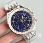 Replica Breitling Navitimer Montbrillant Datora A21330 Jf Factory Blue Dial (2)