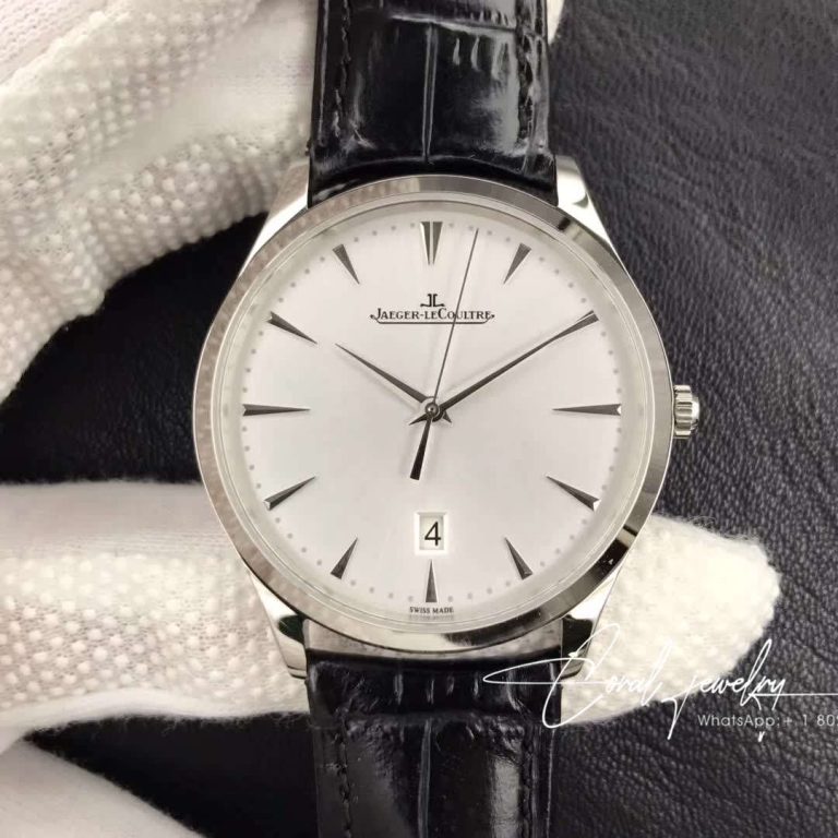 Replica Jaeger Lecoultre Master Ultra Thin Date 1288420 Zf Factory Silver Dial (1)