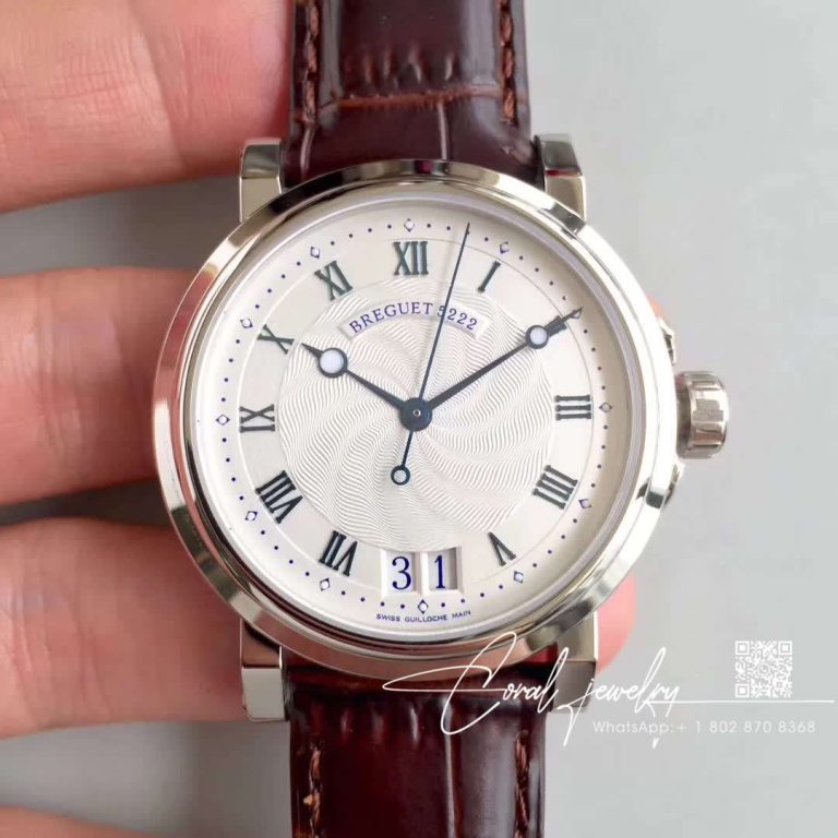 Replica Breguet Marine 5817st125v8 Brown Strap (1)