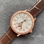 Replica Jaeger Lecoultre Rendez Vous 3442440 Zf Factory Brown Strap (9)