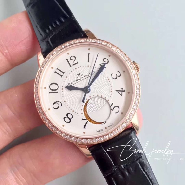 Replica Jaeger Lecoultre Rendez Vous 3612420 34mm Rose Gold Case White Dial (2)