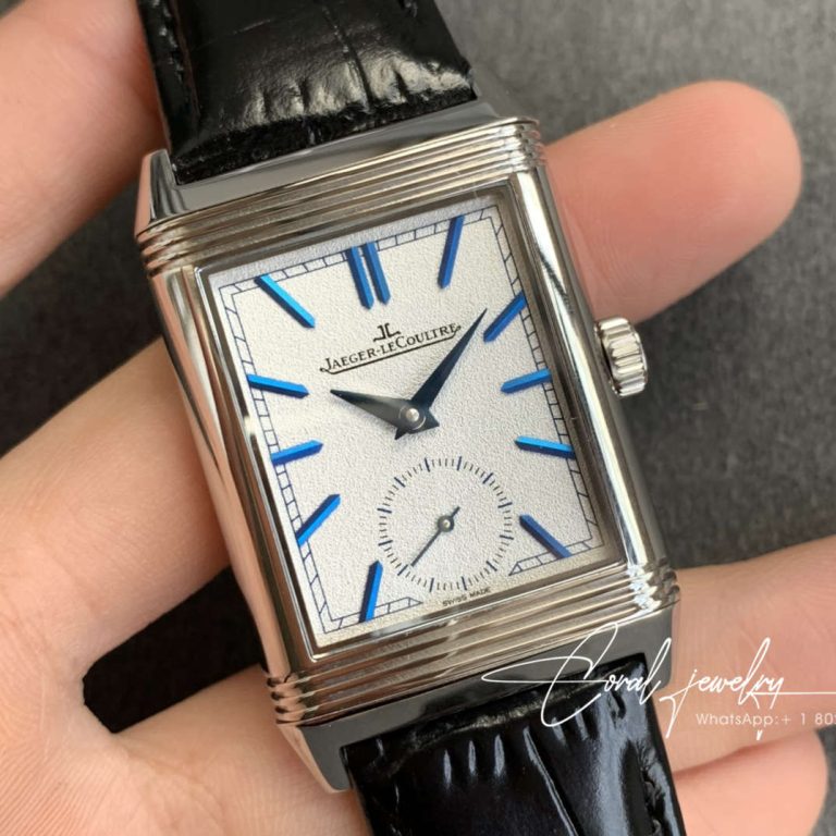 Replica Jaeger Lecoultre Reverso Flip Mg Factory Black Strap (2)