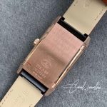 Replica Jaeger Lecoultre Reverso Tribute Double Sided Double Time Zone Flip Mg Factory Rose Gold Black Dial (8)