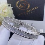 Van Cleef & Arpels Perlée Diamonds Bracelet, 3 Rows, White Gold, Diamond Vcarp5e700 (4)