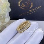 Van Cleef & Arpels Perlée Diamonds Ring, 1 Row Yellow Gold, Diamond Vcarp4e100 (7)