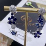 Van Cleef & Arpels Folie Des Prés Earrings White Gold, Diamond, Sapphire Vcarp05g00 (7)