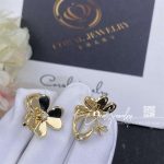 Van Cleef & Arpels Frivole Earrings, Small Model Yellow Gold, Diamond Vcarb65700 (4)