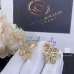 Van Cleef & Arpels Frivole Earrings, Small Model Yellow Gold, Diamond Vcarp0j900 (3)