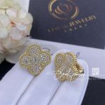 Van Cleef & Arpels Magic Alhambra Earrings Rose Gold, Diamond Vcarn9zr00 (3)