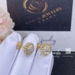 Van Cleef & Arpels Perlée Diamonds Earrings Yellow Gold, Diamond Vcaro9pg00 (3)