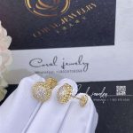 Van Cleef & Arpels Perlée Diamonds Earrings Yellow Gold, Diamond Vcaro9pg00 (5)