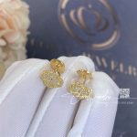 Van Cleef & Arpels Sweet Alhambra Earstuds Yellow Gold, Diamond Vcaro85500 (2)