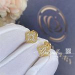 Van Cleef & Arpels Sweet Alhambra Earstuds Yellow Gold, Diamond Vcaro85500 (3)