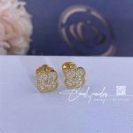 Van Cleef & Arpels Sweet Alhambra Earstuds Yellow Gold, Diamond Vcaro85500 (5)