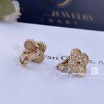 Van Cleef & Arpels Vintage Alhambra Earrings Rose Gold Vcarn9t400 (5)