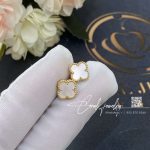 Van Cleef & Arpels Sweet Alhambra Earstuds Yellow Gold, Mother Of Pearl Vcara44800 (1)