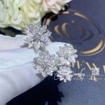 Van Cleef & Arpels Lotus Between The Finger Ring, 4 Flowers White Gold, Diamond Vcarp7tf00 (3)