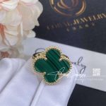 Van Cleef & Arpels Magic Alhambra Ring Yellow Gold, Malachite Vcaro3av00 (8)