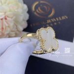 Van Cleef & Arpels Magic Alhambra Ring Yellow Gold, Mother Of Pearl Vcarf78900 (4)