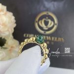 Van Cleef & Arpels Perlée Couleurs Variation Ring Yellow Gold, Malachite Vcaro5m200 (2)