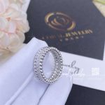 Van Cleef & Arpels Perlée Diamonds Ring, 1 Row White Gold, Diamond Vcarp4e200 (4)