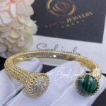 Van Cleef & Arpels Perlée Couleurs Bracelet, Diamond, Malachite Vcarp27000 (2)