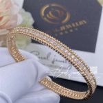 Van Cleef & Arpels Perlée Diamonds Bracelet, 1 Row, Rose Gold, Diamond Vcarp27g00 (6)