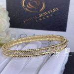 Van Cleef & Arpels Perlée Diamonds Bracelet, 1 Row, Yellow Gold, Diamond Vcarp27c00 (3)