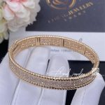 Van Cleef & Arpels Perlée Diamonds Bracelet, 3 Rows, Rose Gold, Diamond Vcarp5e600 (4)