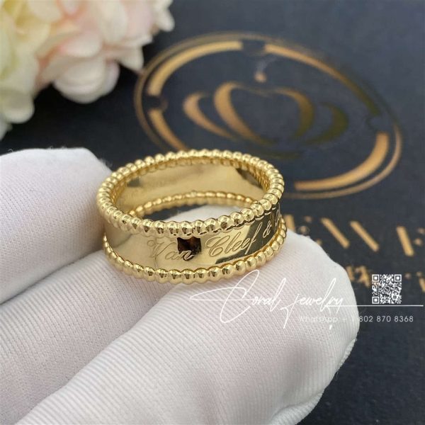 Van Cleef & Arpels Perlée Signature Ring Yellow Gold Vcaro3y600 (5)