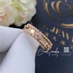 Van Cleef & Arpels Perlée Sweet Clovers Ring Rose Gold, Diamond Vcarp6ml00 (2)